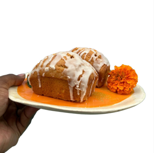 Sweet Potato Hennessy Pound Cake Mini Loaves